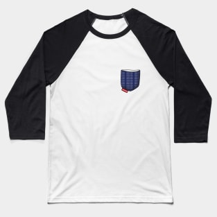 Police Box pocket Baseball T-Shirt